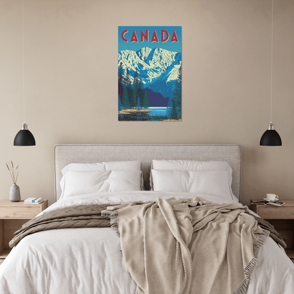 Canada - Printree.ch hintergrund, minimalistisch, touristische reise, travel poster