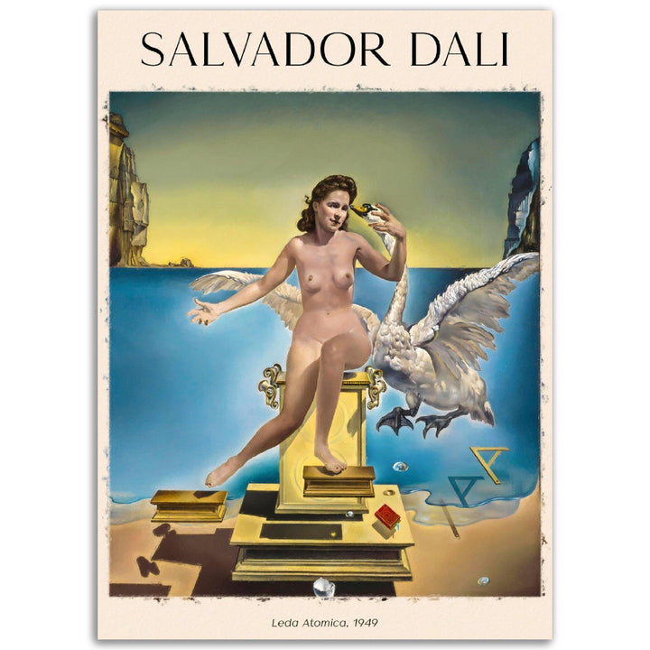Leda Atomica Gemälde von Salvador Dalí - Printree.ch abstrakte frauen, frau, Frauen, Kunst, Malen, Maler, Malerei, Meisterwerk