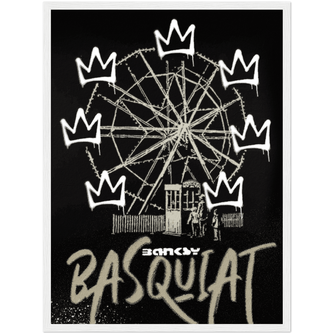 Mix of Bansky / Jean-Michel Basquiat - Printree.ch Pop ART, popart